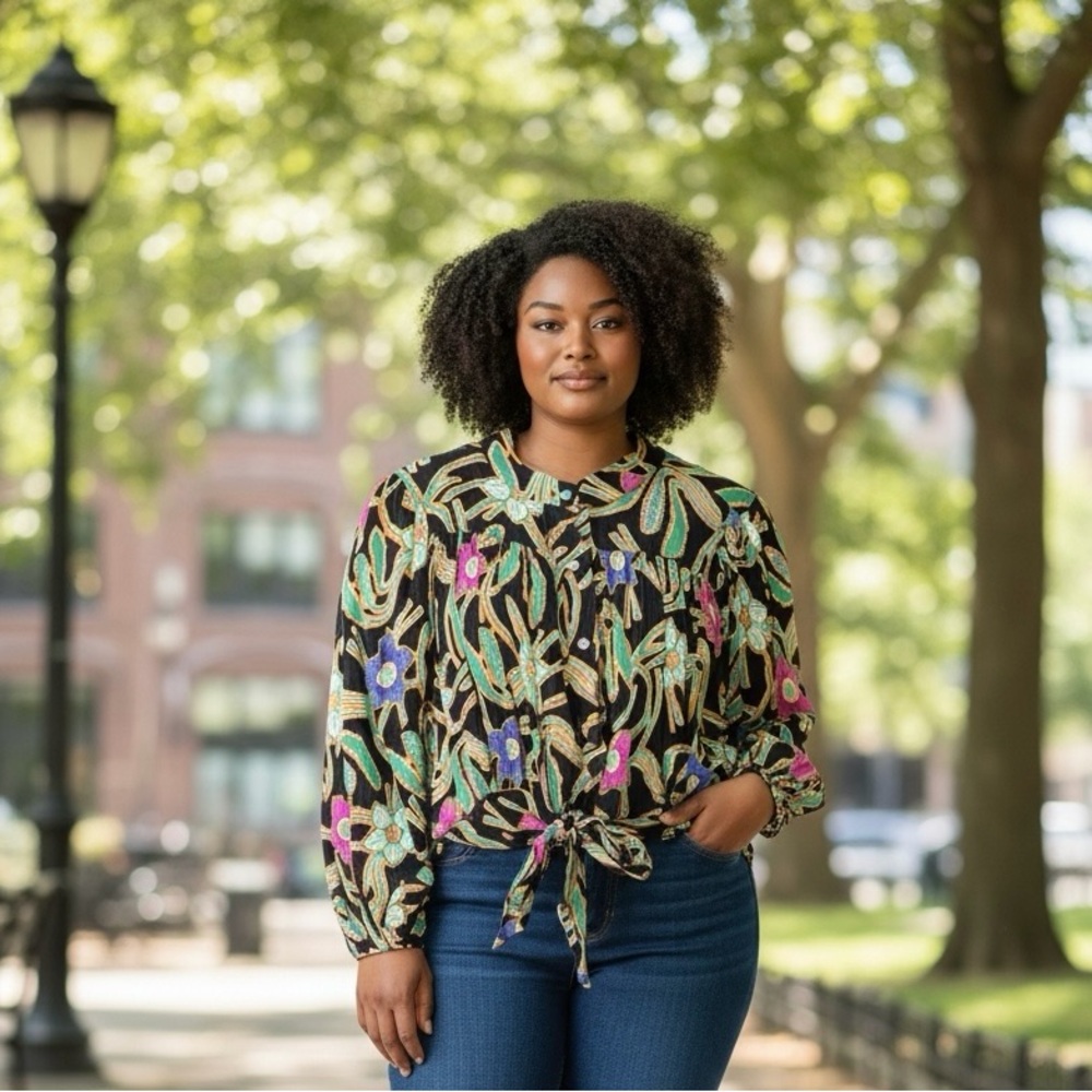 Rachel Zoe Floral Blouse